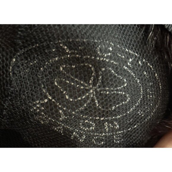 Christian Dior Vintage 1960s Black Fur Hat Mesh Trim - Picture 6 of 6